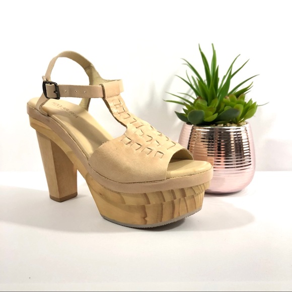 Kookaburra Willa Woven Leather Platform Sandal Ugg - Picture 1 of 8